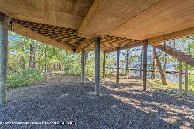 49 N Cherokee Ln, Brick, NJ 08724 - view of patio / terrace with a water view