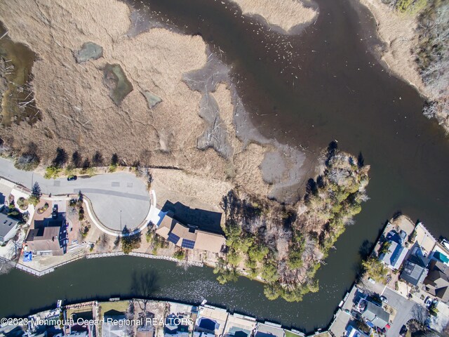 49 N Cherokee Ln, Brick, NJ 08724 - aerial overview of property's location featuring a large body of water