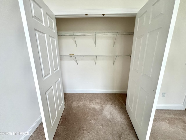 view of closet