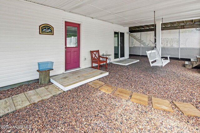 exterior space with a patio area