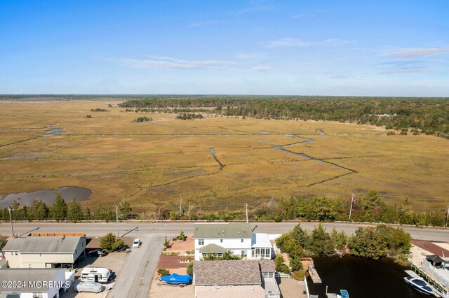 aerial view featuring a rural view