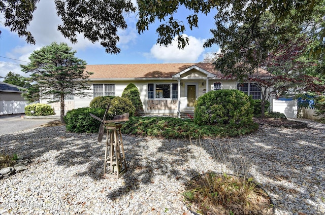 view of ranch-style house