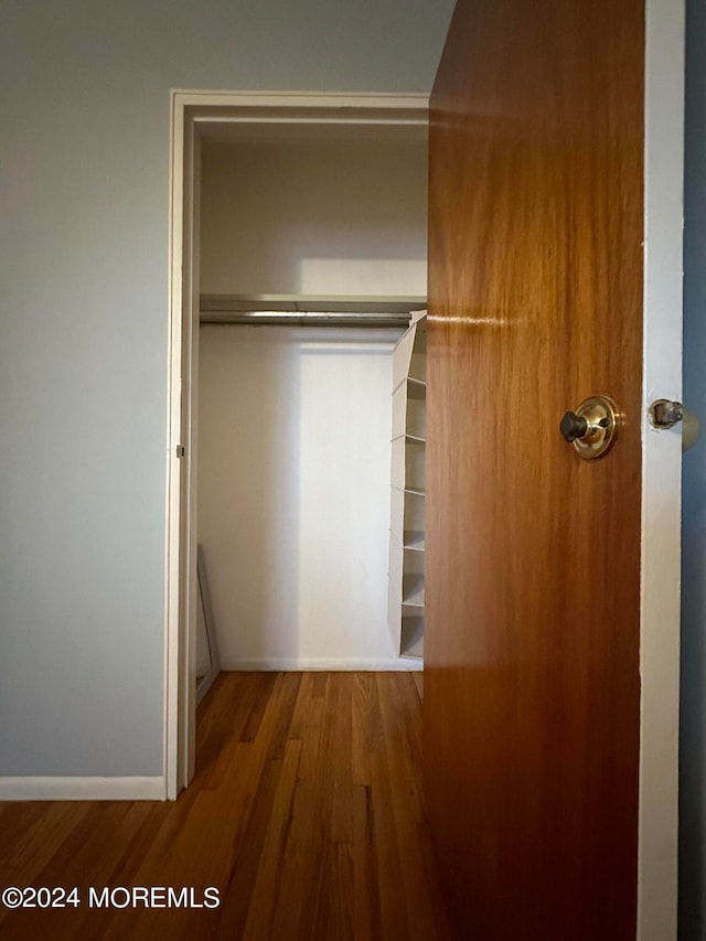 view of closet