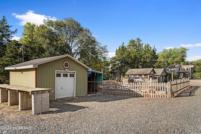 exterior space with fence