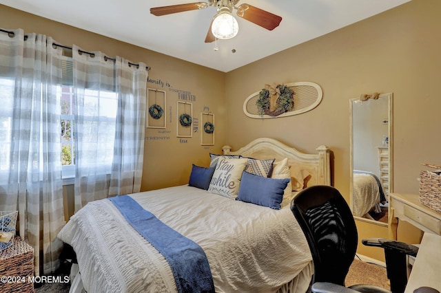 46 Markwood Dr, Howell, NJ 07731 - bedroom with a ceiling fan