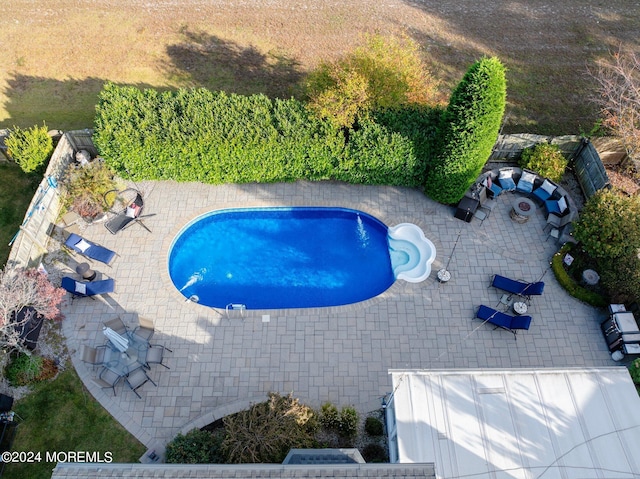 46 Markwood Dr, Howell, NJ 07731 - view of pool with a fenced in pool and a patio area