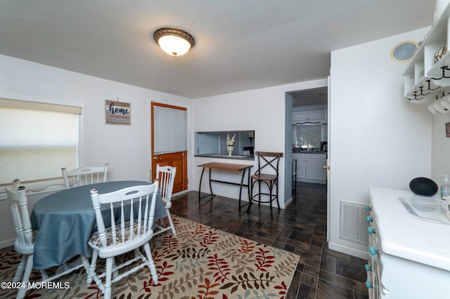 view of dining room