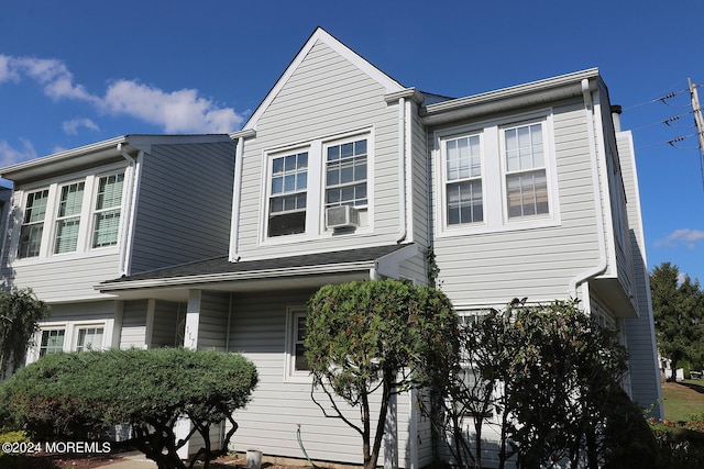 view of home's exterior featuring cooling unit