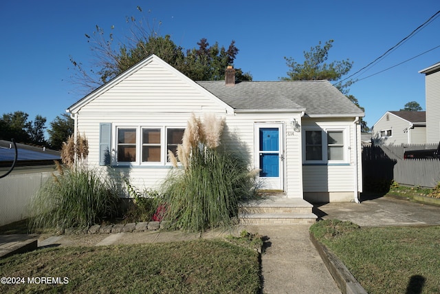 view of bungalow-style house