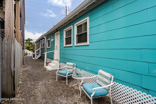 304 Bay Blvd, Seaside Heights, NJ 08751 - view of patio featuring entry steps and fence
