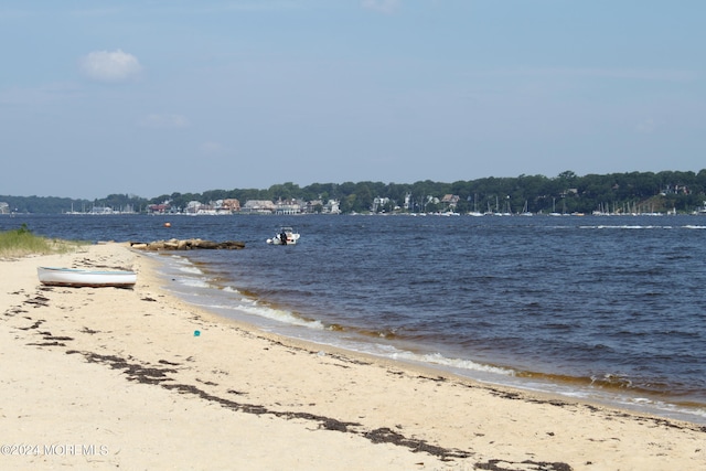 property view of water with a view of the beach