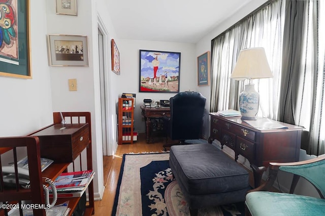 133 Degraw Ave, Teaneck, NJ 07666 - office area featuring wood finished floors