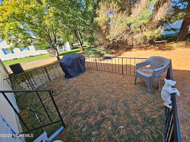 view of patio with grilling area