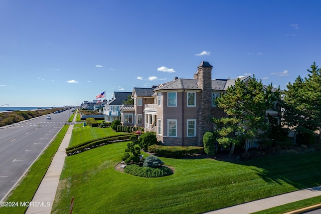 1805 Ocean Ave, Spring Lake, NJ 07762 - view of side of home with a yard
