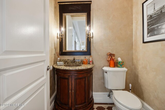 1805 Ocean Ave, Spring Lake, NJ 07762 - bathroom featuring toilet and vanity