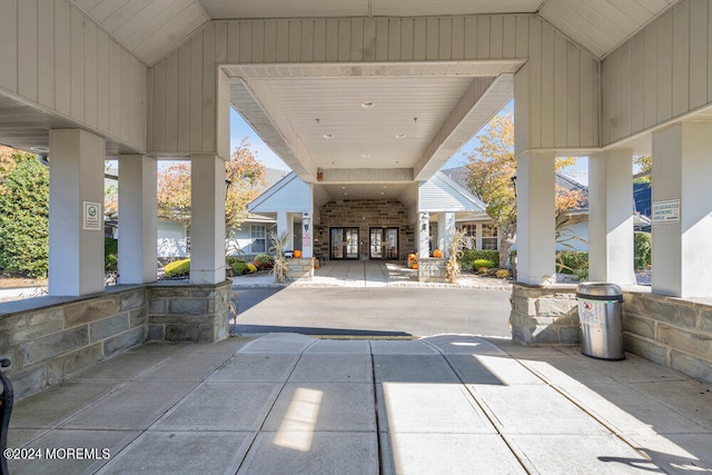 view of patio / terrace with a porch