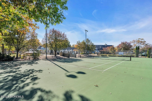 view of sport court