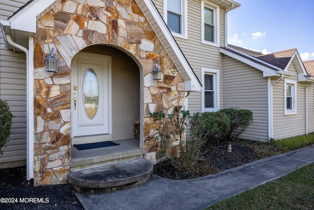 view of entrance to property