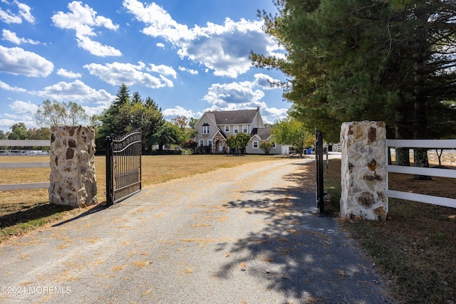 view of road