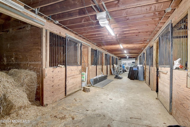 view of horse barn