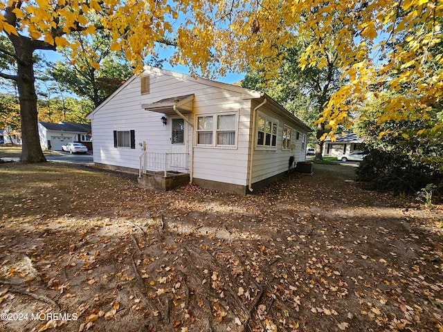 view of side of property