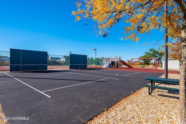 view of sport court