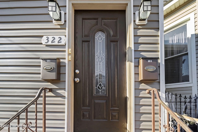 view of entrance to property