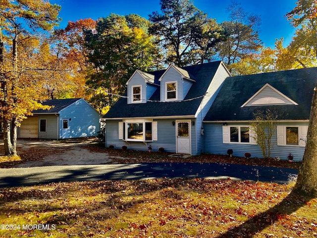 view of cape cod-style house