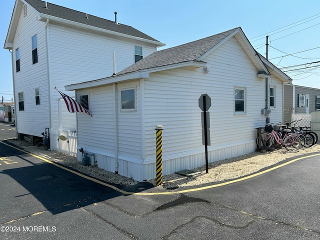 view of side of property