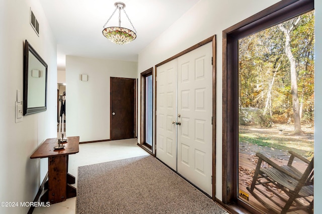 interior space with carpet