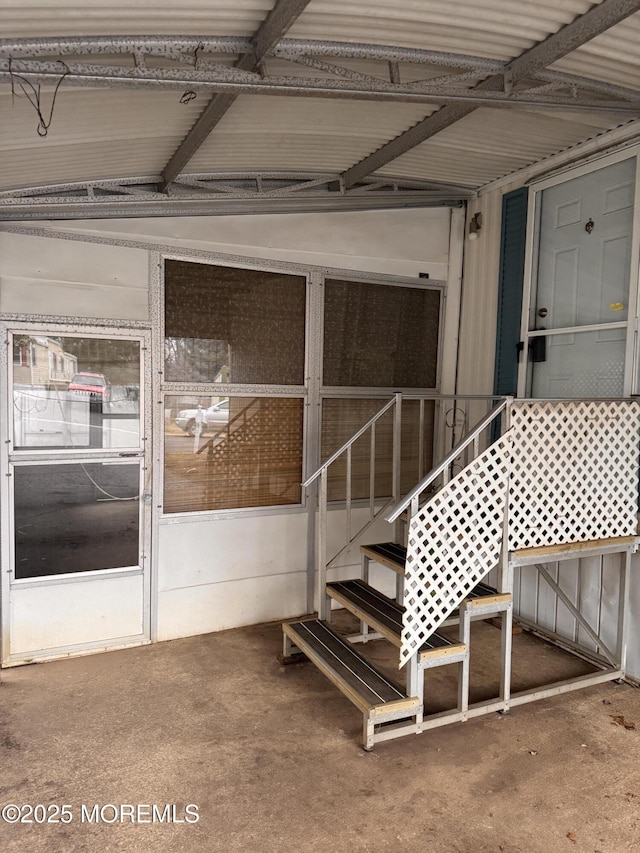 view of entrance to property
