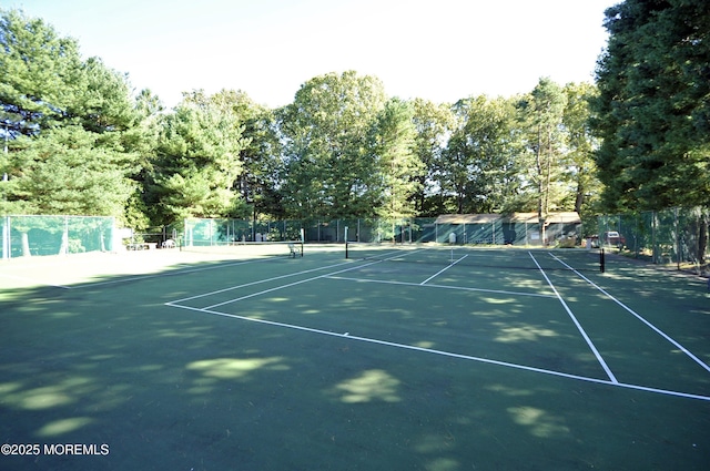 view of sport court