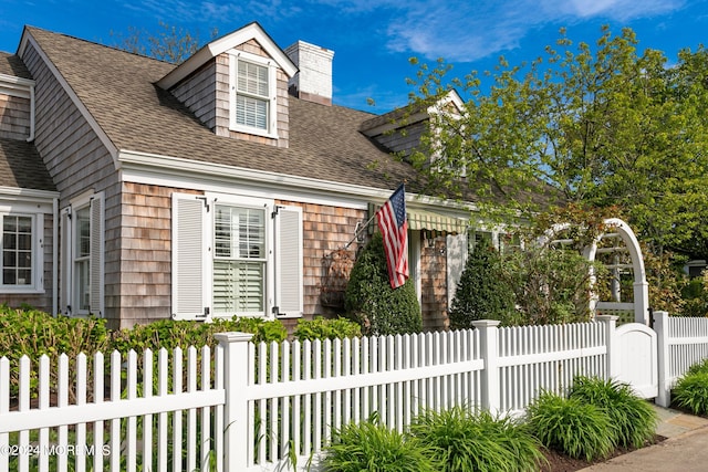 view of cape cod-style house