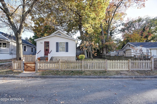 view of bungalow-style house