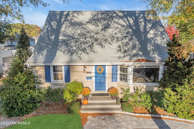 view of cape cod-style house