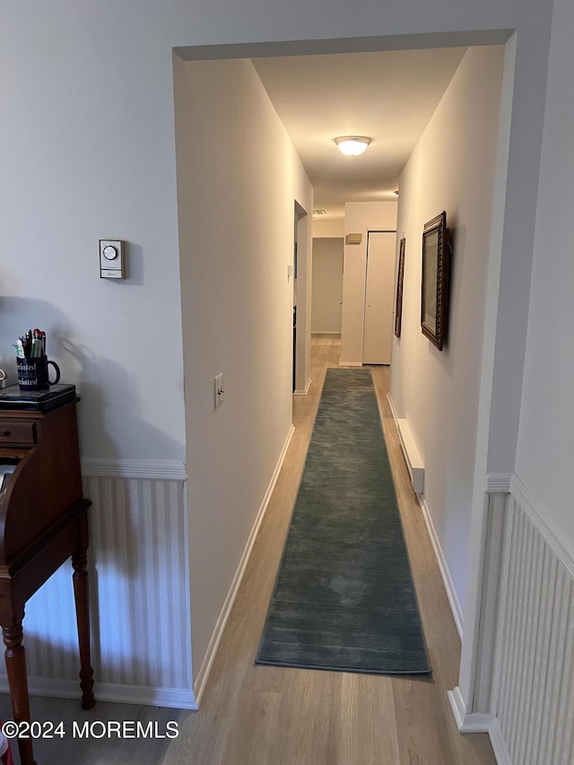 8A Fallbrook St, Whiting, NJ 08759 - hall featuring wood finished floors and wainscoting