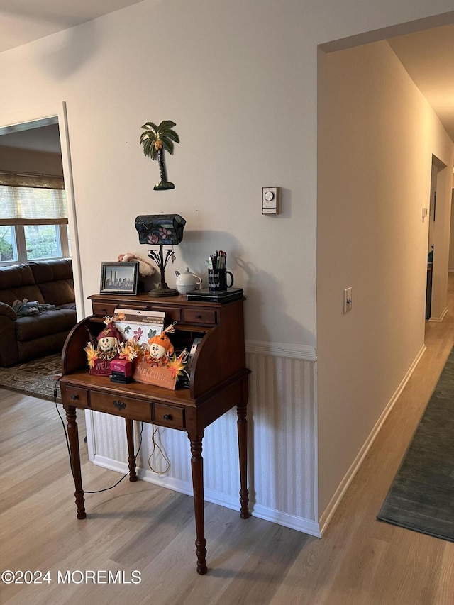 8A Fallbrook St, Whiting, NJ 08759 - hall featuring wood finished floors and baseboards