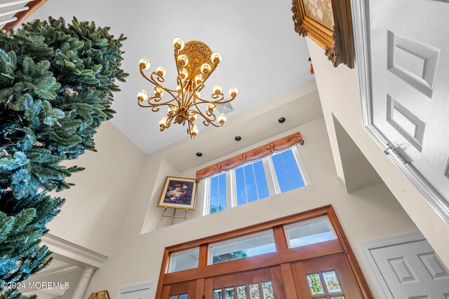25 Bruns Rd, West Allenhurst, NJ 07711 - detailed view of a chandelier