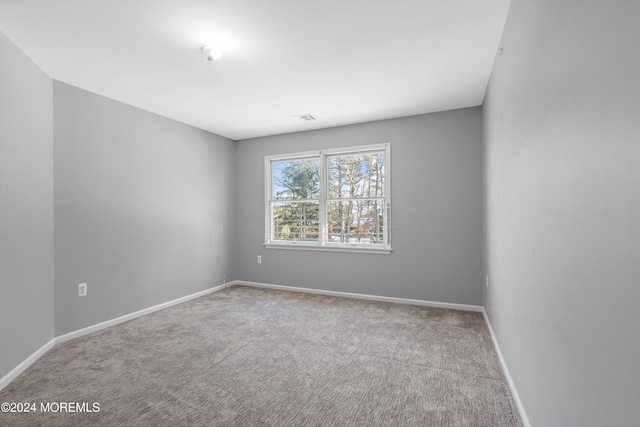 empty room featuring carpet floors