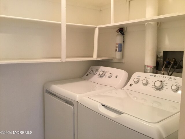 laundry area with washer and clothes dryer