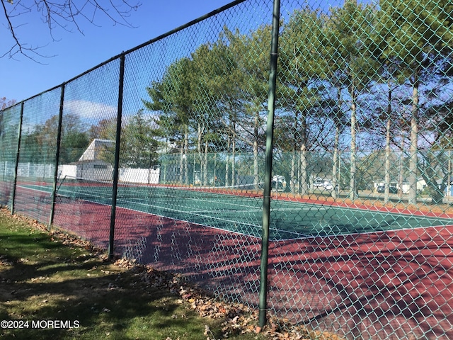 view of sport court