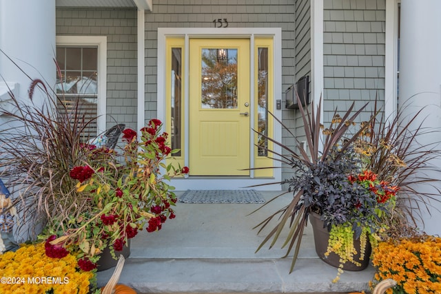 view of entrance to property