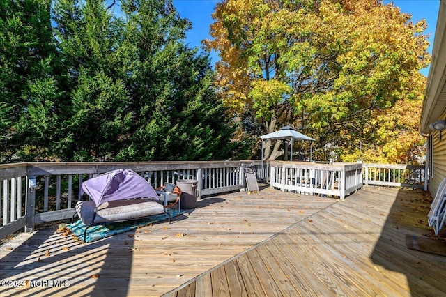 view of deck