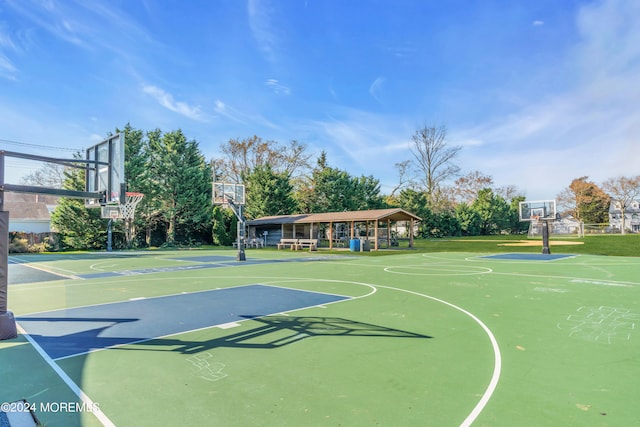 view of sport court