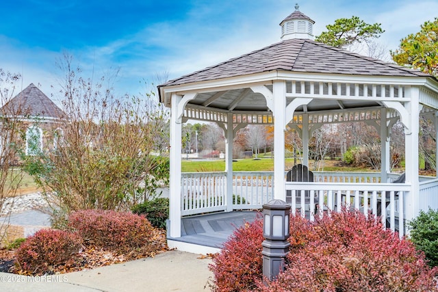 surrounding community featuring a gazebo