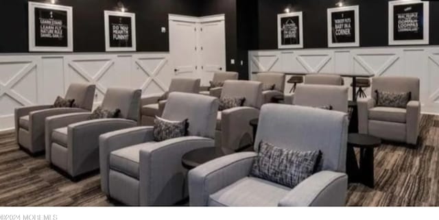 view of home theater room