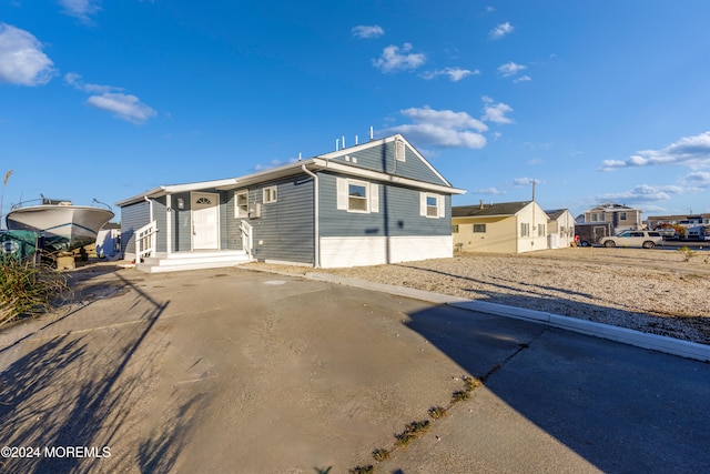 view of rear view of property