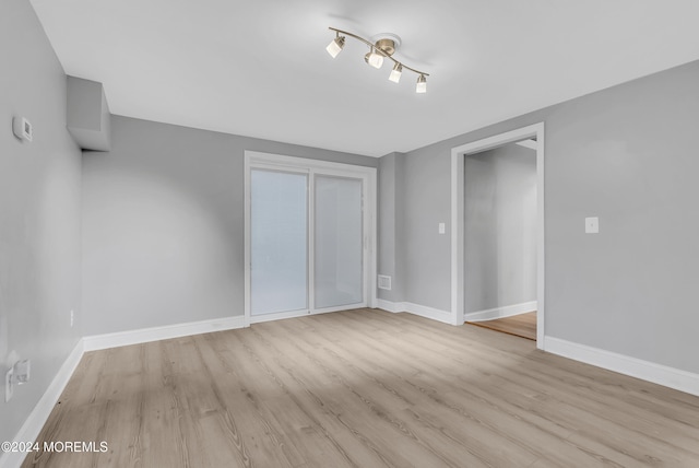 interior space featuring light hardwood / wood-style flooring