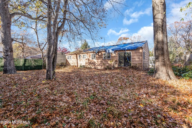 view of rear view of house