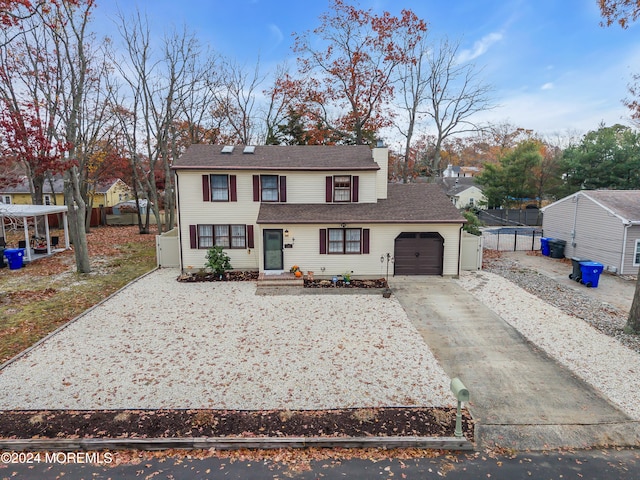 view of front of property